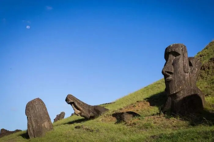 Pulau Paskah, Misteri Megalitik Patung Moai di Chili